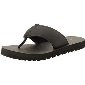 Calvin Klein Jeans Heren Thong Sandaal Slipon RP in BTW Plat, Triple Zwart, 10.5 UK, Zwart, 43 EU