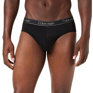 Calvin Klein Contour Pouch Slip voor heren, Zwart (zwart), XL