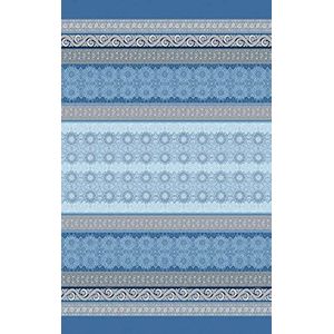 Bassetti foulard, katoen, blauw, 270x270