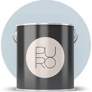 Livingwalls PURO Premium muurverf c3003 - schilderverf met zeer hoge dekking - matte hoogwaardige binnenverf in blauw - 1 l