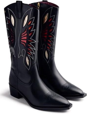 Gioseppo - Nisswa - Cowboylaarzen - Leer - Hoge Schacht - 4 cm Hakhoogte