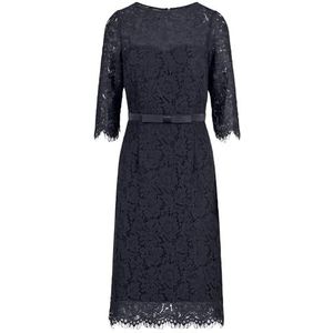 APART Fashion Kanten cocktailjurk voor dames, nachtblauw, 34