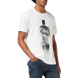 T-Shirt (Unisex-S) Batman Silhouette (White)