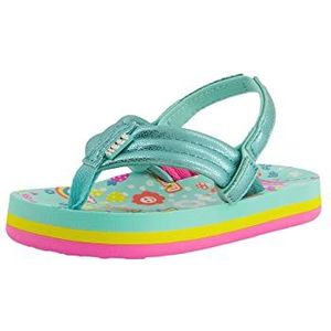 Reef - Little AHI - Teenslippers - Roze - Love Rainbow - 19 EU
