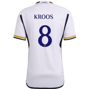 Real Madrid Gara Home naamset naam en nummer KROOS 8 podium 2022/2023, volwassenen, zwart/paars