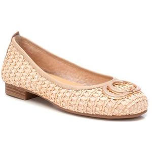 CARMELA 162168 Mary Jane platte damesschoenen, beige, maat 37, Beige, 37 EU