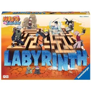 Ravensburger Naruto Shippuden Labyrinth - Het klassieke familiespel voor 2-4 spelers vanaf 7 jaar