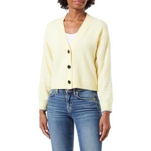 Scotch & Soda Dames Relaxed Fit Fuzzy Cardigan Sweater, First Light 2146, S
