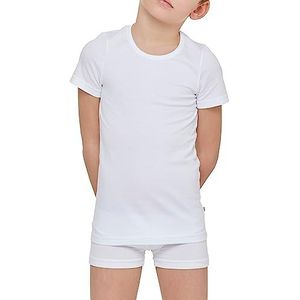 POMPEA T-shirt MC Boy kinderen en jongeren, Wit, 4-5 jaar