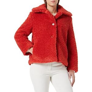 Sisley Womens 20KVLN01H Jacket, Brick Red 1W4, 42
