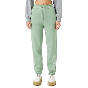 Koton Dames slogan bedrukt zak detail trekkoord joggingbroek joggingbroek, Mnt (Mint), M
