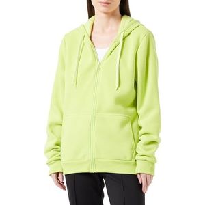 hoona - Sweatvest - Limoen - Met Capuchon - Normale Pasvorm