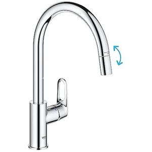 Grohe Start Flow OHM Sink C-tuit uitschuifbaar