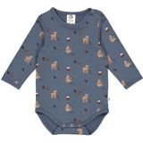 Müsli by GREEN COTTON - Rompertje - Beige - Donkerbeige - Blauw - Bruin