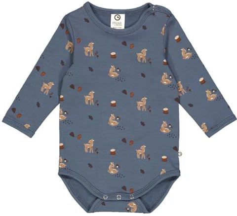 Müsli by GREEN COTTON - Rompertje - Beige - Donkerbeige - Blauw - Bruin