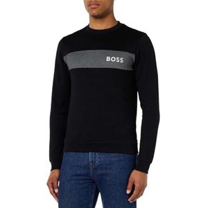 BOSS Trainingspak LOUNGEW Sweatshirt voor heren, zwart 1, S