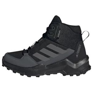 adidas Unisex Kids Terrex Ax4r Mid Rain.rdy Wandelschoenen Non-Football, Core Zwart Grijs Vier Grijs Zes, 36 EU