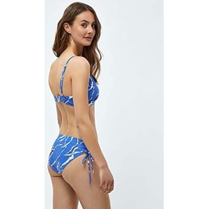 Minus Sabira bikinibroekje voor dames, Denim blauwe grafische print, L