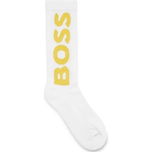 BOSS Heren Qs Rib Logo Cc Short_Socks, Open White114, 43-46 EU