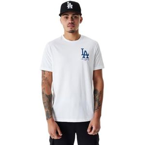 New Era MLB Team Graphic Bp Tee Losdod Whinvy Los Angeles Dodgers T-shirt voor heren, Wit, M