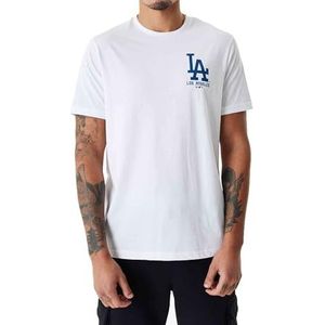 New Era MLB Team Graphic Bp Tee Losdod Whinvy Los Angeles Dodgers T-shirt voor heren, Wit, M