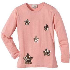 LTB Jeans Sweatshirt met ronde hals, lange mouwen, roze (Grey Cloud 666), 5 Jaren