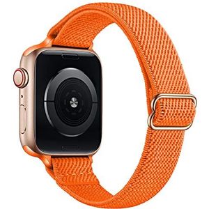 Lysun Elastische nylon Solo Loop band compatibel met Apple Watch band 42 mm 44 mm 45 mm voor dames en heren, verstelbare sport-elastische band voor iWatch Series SE/7/6/5/4/3/2/1