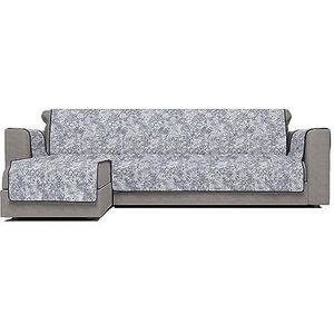 Glamour Bankovertrek, antislip, gemaakt in Italië, links, donkerblauw, 290 cm