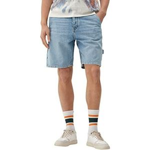 Q/S by s.Oliver Heren Jeans Short, Blue, 34, blauw, 34