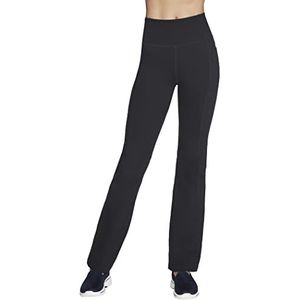 Skechers Dames Go Walk High Waisted Evolution Flare Pant, Zwart, 3XL