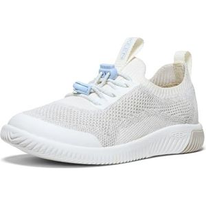 KEEN Uniseks Knx Knit Lace Sneakers voor kinderen, wit, 26 EU