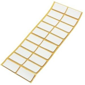 Adsamm® / 20 x zelfklevende anti-slip pads/wit / 20 x 40 mm/rechthoekig/stick -on antislip EPDM rubberen pads/meubelbeschermpads Adsamm® Quality
