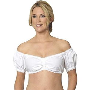 Stockerpoint Dames B-2025 klederdrachtblouse, wit, 38