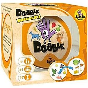 Ontdek Dobble Boerderij - een snel en leuk kaartspel voor jong en oud | 30 kaarten, 2-5 spelers, 10 minuten speeltijd