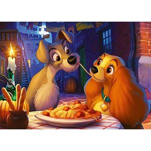 Puzzel Disney Ravensburger 1000 Stukjes - Lady and the Tramp (Cartoons)