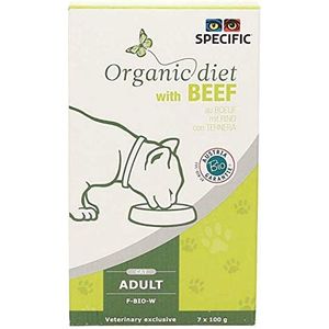 Specific Specific Feline Adult F-Bio-W Organisch kalfsvlees, 7 x 100 g, 700 g