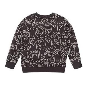 TOM TAILOR Sweatshirt voor jongens en kinderen, 34053 - Glow in The Dark Ghost Allover, 116/122 cm