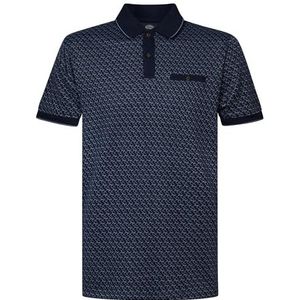 PETROL INDUSTRIES Heren poloshirt met korte mouwen, M-1040-POL931, kleur: marineblauw, maat: S, Navy Blauw, S