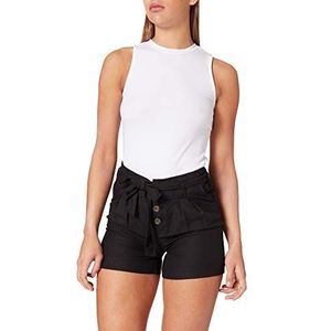 ONLY Dames Onlviva Life Hw Belt PNT Noos Shorts, zwart, 36