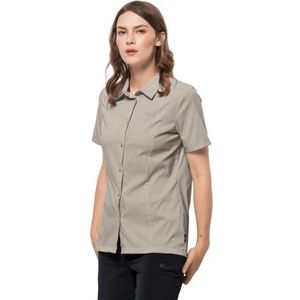 Jack Wolfskin Pack & Go Shirt W Damesjas, grijs (dusty grey), XXL