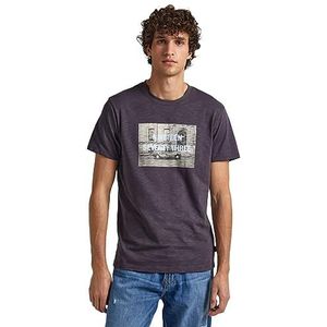 Pepe Jeans Kalem T-shirt voor heren, Zwart, M