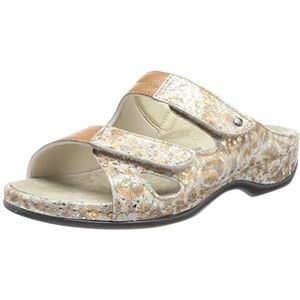 Berkemann Janna slippers voor dames, Wild Leo Terra, 37.5 EU