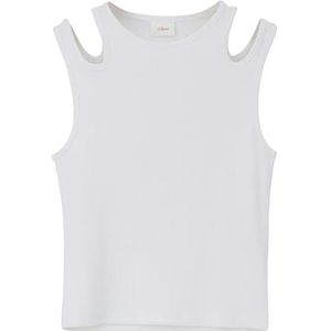 s.Oliver Junior Tanktop voor meisjes met cut-outs, 0100, 164 cm