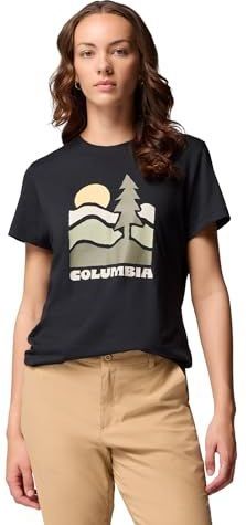Columbia Dames Ruby Springs Graphic Fitted T-shirt met korte mouwen en korte mouwen (Pack van 1)