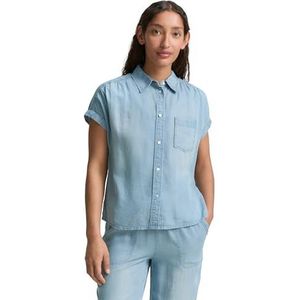 Tom Tailor - Blouse - Korte Mouwen - Dames - Optimale Pasvorm - Hoog Draagcomfort