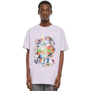 Mister Tee Upscale Space Jam - Teamwork Oversize Heren T-shirt - Lila