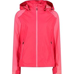 CMP Knit Tech Mélange fleece jas met capuchon Knit Tech Melange Fleece jas met capuchon, Girl, Blue-Light Blue, 128 dames