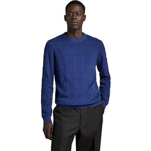 G-STAR RAW Table Structure R Knit Sweater voor heren, blauw (Ballpen Blue D23932-d167-1822), M