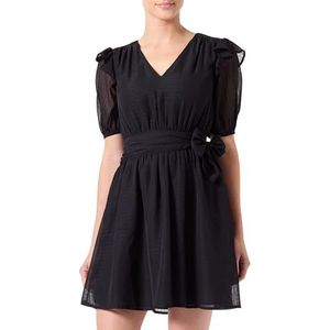 Scotch & Soda Ruffled Mini-jurk voor dames, Evening Black 6647, 40