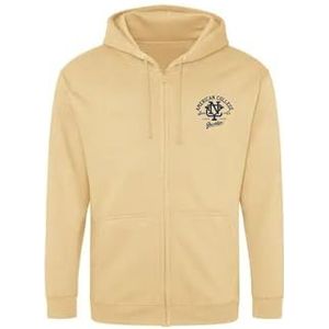 AMERICAN COLLEGE USA Sweatshirt met print, warme kleding, uniseks, kinderen, jongens en meisjes, casual, model ACSZW6, beige, 12 jaar, Beige, 12 ans